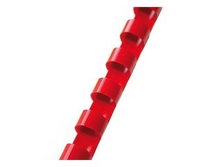 Plastmasas spirāles Argo, 12.5 mm, 100 gab., sarkanas