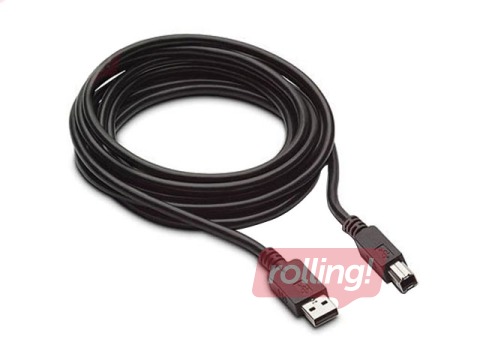 USB 2.0 kabelis A/M-B/M tips, 4.5m, melns