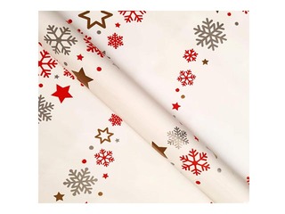 Dāvanu papīrs ruļļos ar Ziemassvētku tematiku 70x100cm, 5 loksnes