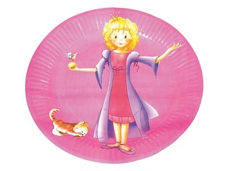 Paper plates, ø 23cm 10pcs Princess