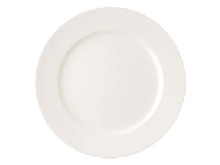 Šķīvis Banquet, porcelāna, ø24cm, balts