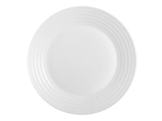Šķīvis deserta Harena, stikla, 19cm, balts