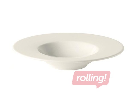 Šķīvis pastai Titan, porcelāna, ø27cm, 350ml, balts