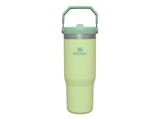 Termokrūze ar salmiņu Stanley, The IceFlow Flip Straw Tumbler, gaiši zaļa, 0.89l