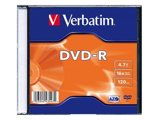 Matricas Verbatim DVD-R AZO 4.7GB 16x, 20 Pack Slim