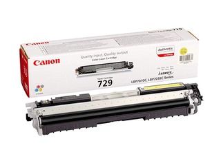 Toner cartridge Canon 729, yellow, (1000 pgs)