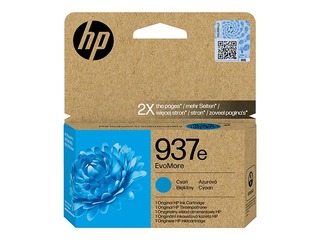 Tintes kasete HP HP 937e EvoMore, ciānzila, 1650 lapas