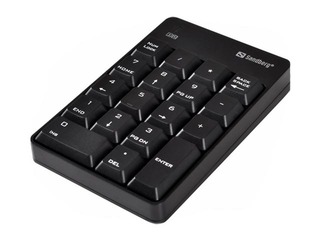 Bezvadu ciparu tastatūra Sandberg Numeric 2, 2.4GHz