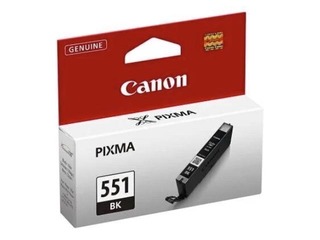Tintes kasete Canon CLI-551, melna, 7ml