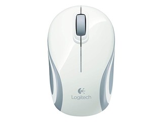 Logitech Wireless M187 Mini Mouse White