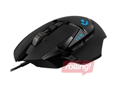 Pele ar vadu Logitech G502 HERO Gaming Mouse, USB
