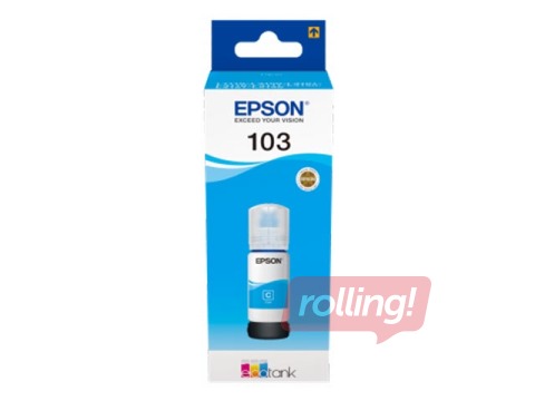 Tintes kasete Epson 103 ECOTANK Ink Bottle, cināzila (7500 lpp., 65ml)