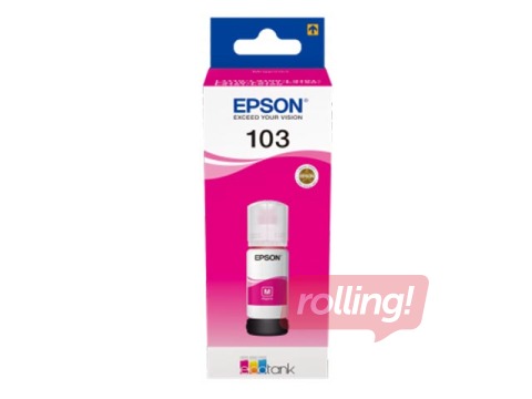 Tintes kasete Epson 103 ECOTANK fuksīna sarkana (7500 lpp., 65ml)