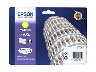 Tintes kasete Epson Workforce PRO WF-5110DW, Dzeltena, 17ml