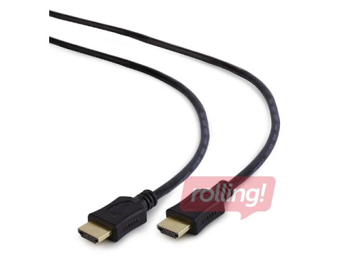 HDMI ātrgaitas kabelis ar tīklu, HDMI M - HDMI M, 1.8 m, melns 