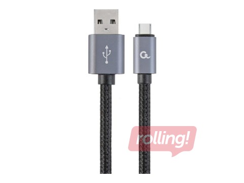 Kabelis Gembird USB Male - USB Type-C Male 1.8m Black