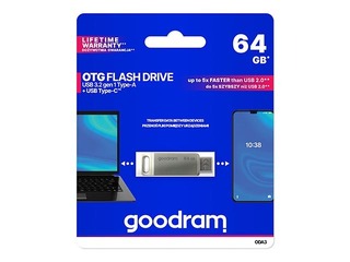 Goodram ODA3 USB 3.2 / USB Type-C 64GB Silver