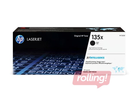 Tonera kasete HP 135X, Melna (2400 lpp)